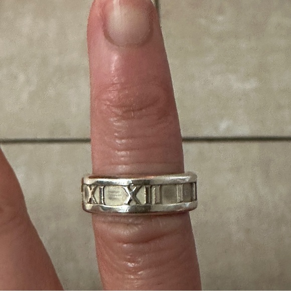 TIFFANY&CO. RING ATLAS SILVER925 - Picture 6 of 8